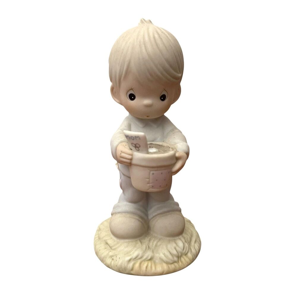 Vintage 1990 Precious Moments To A Special Mum Porcelain Figurine Mothers Day